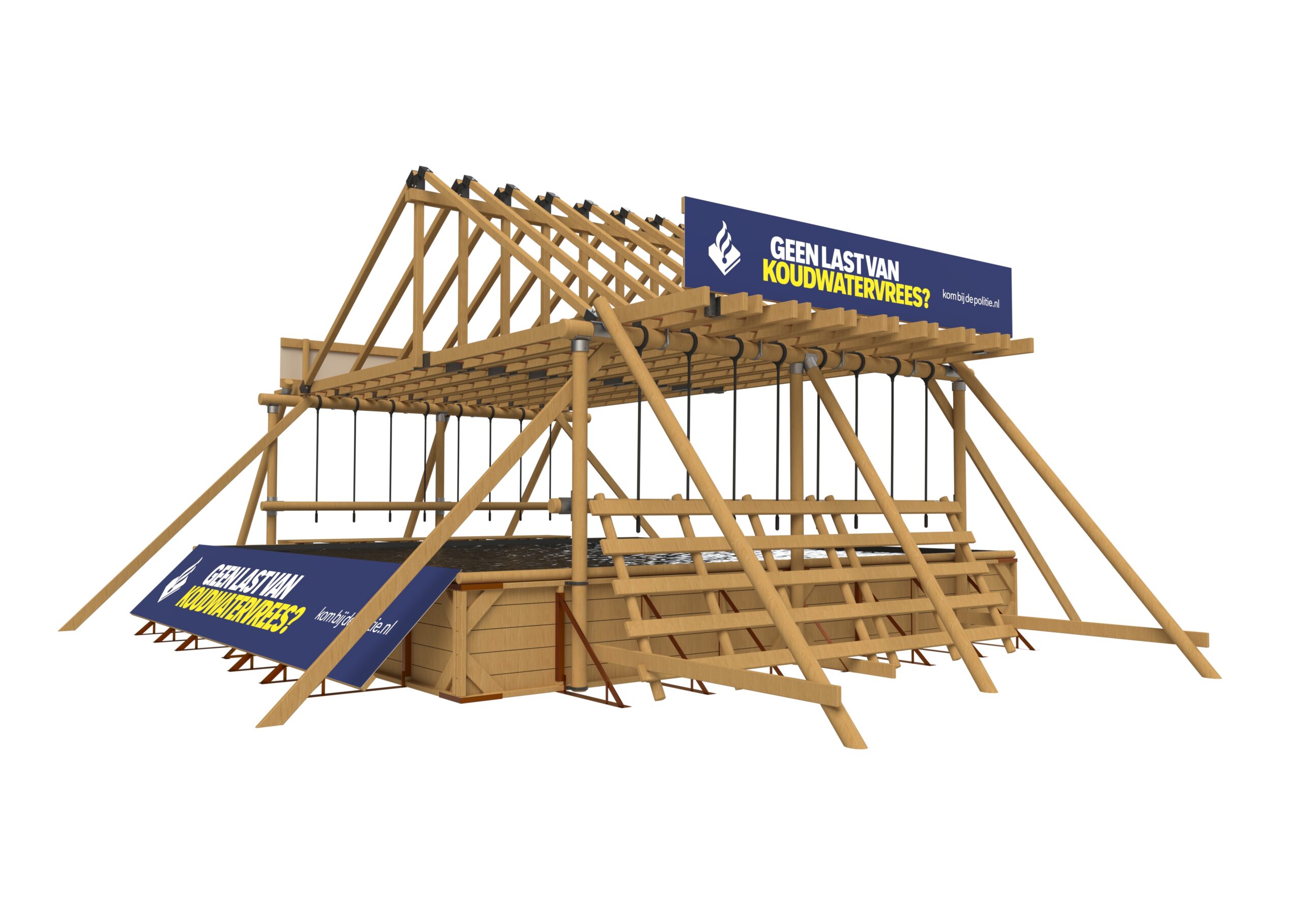 Partnerhindernis Natte-pak-ladder